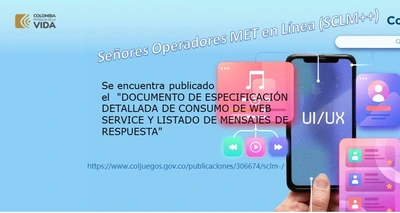 Se&ntilde;ores Operadores MET en L&iacute;nea (SCLM++)